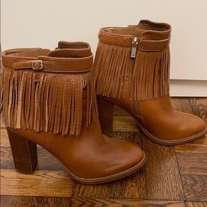 Ivanka Trump fringe booties
